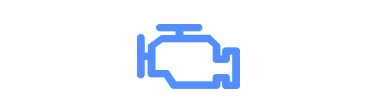 Blue engine icon.